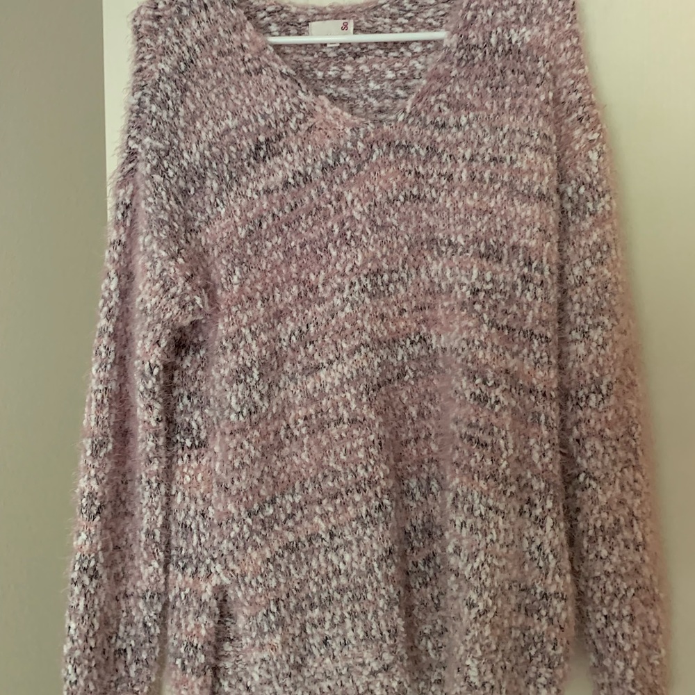 Fuzzy Pink Sweater SO Brand